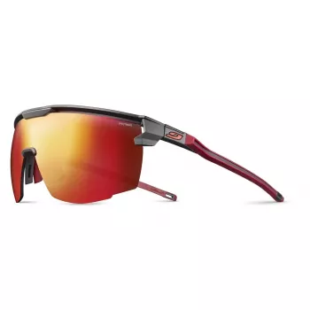 Julbo Ultimate SP3CF akiniai - Spectron 3 CF lęšiai, 3 kategorijos, juodai/raudonas rėmelis