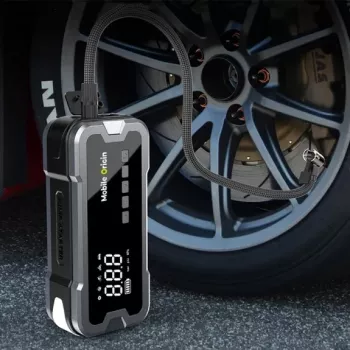 Užvedimo starteris ir oro kompresorius CA01 12000mAh 600A Peak 150 PSI