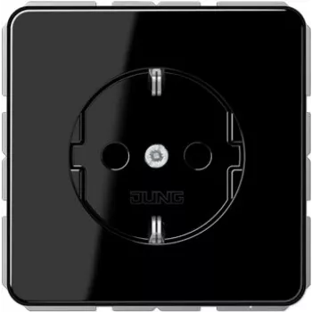 JUNG CD 1520 BFKI SW dangtelis centrinei plokštei, 1 modulio, juodas