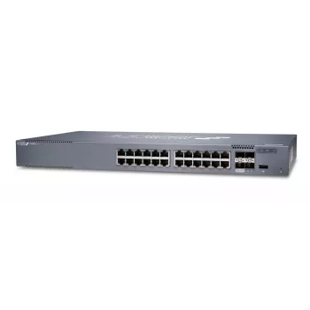 Juniper EX Series EX4000-24P jungiklis – L3 valdomas, 24 prievadai Gigabit PoE+, 4x 10GbE SFP+ išorinės jungtys, 1U montuojamas į stelažą