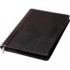 JÜSCHA Alassio A4 MONACO odinis dokumentų aplankas su užtrauktuku - Antique Dark Brown 30054