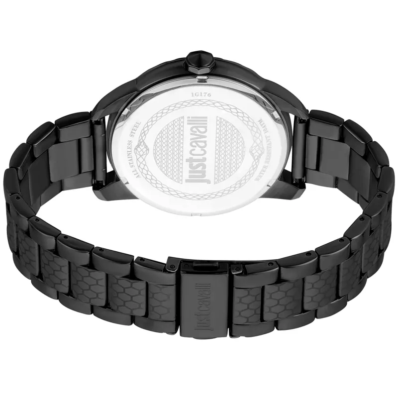 JUST CAVALLI MAN laikrodis JC1G176M0065 42mm nerūdijančio plieno kvarcinis
