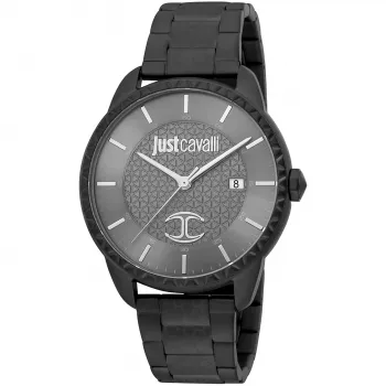 JUST CAVALLI MAN laikrodis JC1G176M0065 42mm nerūdijančio plieno kvarcinis
