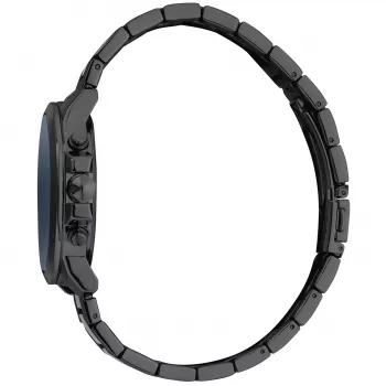 JUST CAVALLI MAN JC1G178M0075 44mm Kvarcinis Analoginis Laikrodis Nerūdijančio Plieno Milano Tinklelio Apyrankė Mėlynu Ciferblatu