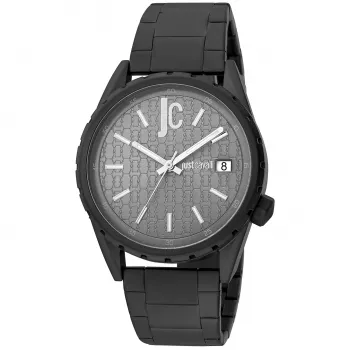 JUST CAVALLI MAN JC1G217M0075 Kvarcinis analoginis laikrodis 42 mm nerūdijančio plieno tinklelio apyranke