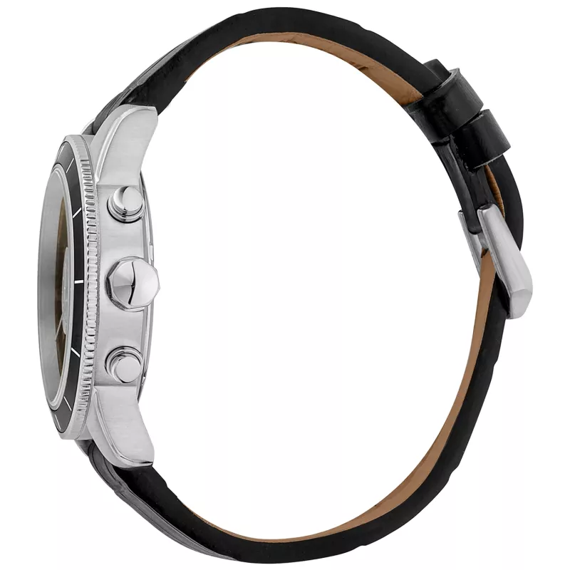 JUST CAVALLI MAN Laikrodis JC1G215L0015 42mm juodas ciferblatas, odinė apyrankė