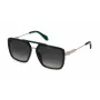 JUST CAVALLI vyriški akiniai nuo saulės SJC040-580G61 – geometrinis pilno apvado plastikinis rėmas su polikarbonatiniais lęšiais, UV400 apsauga, 58 mm lęšio plotis