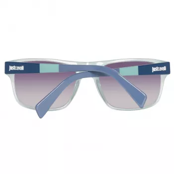JUST CAVALLI Unisex Akiniai JC743S-5787B Mėlynas Rėmelis Pilki Gradientiniai Lęšiai 57mm