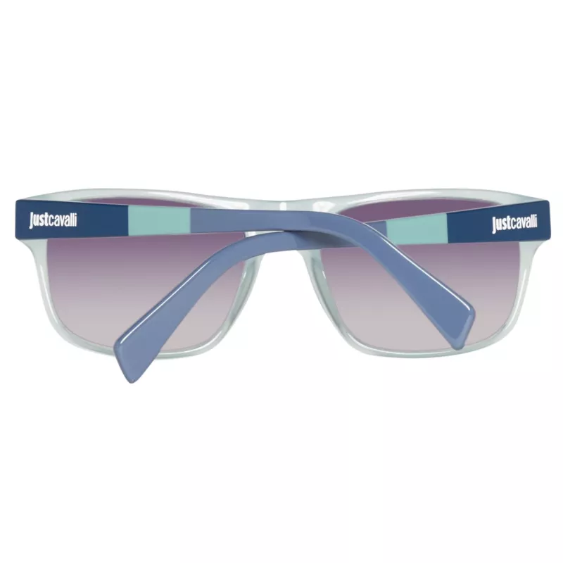 JUST CAVALLI Unisex Akiniai JC743S-5787B Mėlynas Rėmelis Pilki Gradientiniai Lęšiai 57mm