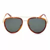 JUST CAVALLI Unisex Sunglasses SJC029V5701GZ Black Frame Grey Gradient Lens 57/17/140 mm