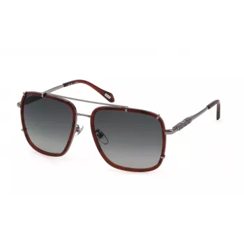 JUST CAVALLI Unisex akiniai SJC030V5809JC Havana Acetate Brown Gradient 58mm