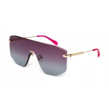 JUST CAVALLI Unisex Akiniai SJC111-99300Y Oversized Juodas Rėmas Pilki Lęšiai 99/00/140 mm