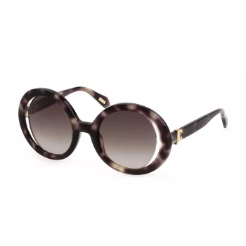 JUST CAVALLI Moteriški Akiniai Nuo Saulės SJC028-5107UX Havana Brown Gradient 51mm