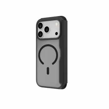 JUST MUST CHAMPION II FLIP CASE MAGSAFE, iPhone 17 Pro, juoda