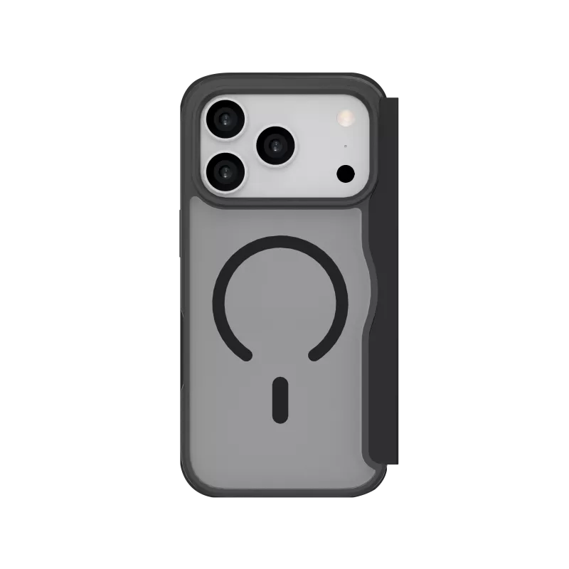 JUST MUST CHAMPION II FLIP CASE MAGSAFE, iPhone 17 Pro, juoda