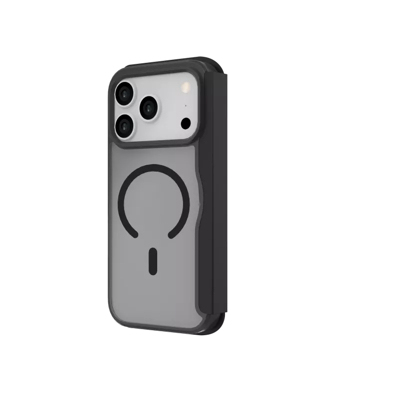 JUST MUST CHAMPION II FLIP CASE MAGSAFE, iPhone 17 Pro, juoda