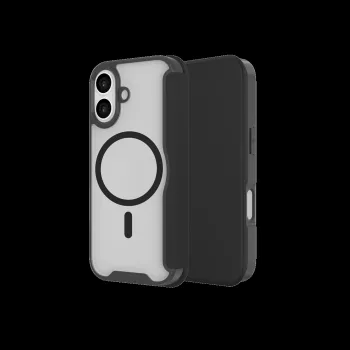 JUST MUST CHAMPION II MAGSAFE FLIP CASE, skirta iPhone 17, juoda