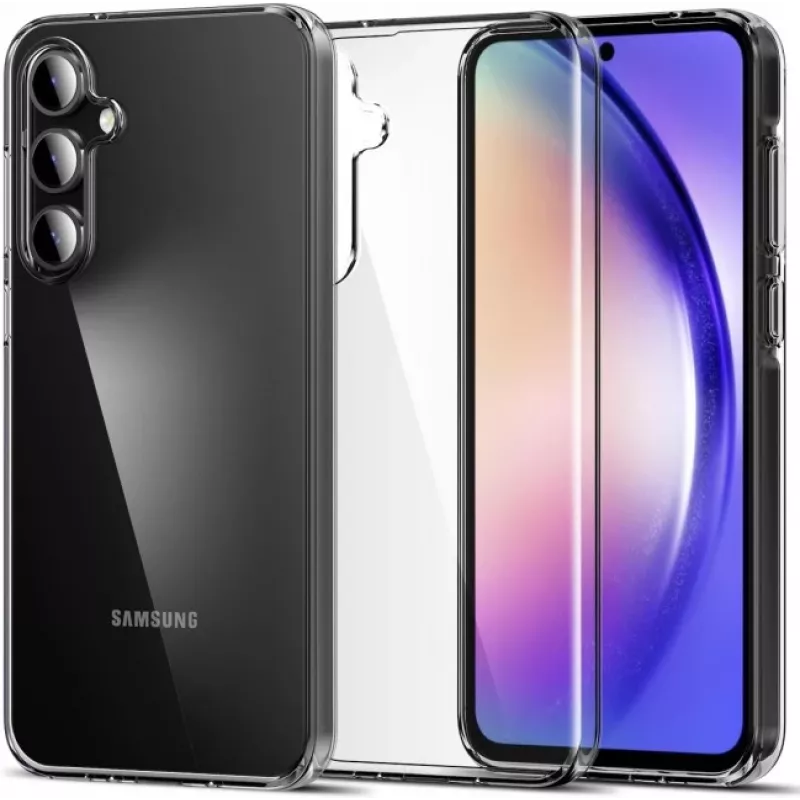 JUST MUST JM antibakterinis TPU dėklas Samsung Galaxy A55 5G - skaidrus