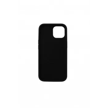 JUST MUST JM MAGSAFE REGULAR DEFENSE SILICONE dėklas, skirtas iPhone 15 Plus, juodos spalvos