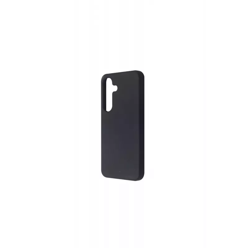 JUST MUST JM Regular Defense Silicone Back Cover, skirta Samsung Galaxy S25 – juoda