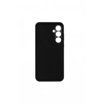 JUST MUST JM Regular Defense Silicone Case, skirtas Samsung Galaxy A55 5G, juodos spalvos