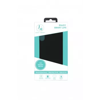 JUST MUST JM Regular Defense Silicone Case, skirtas Samsung Galaxy A55 5G, juodos spalvos