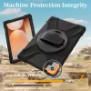 JUST MUST JM Rugged Case Grip for Samsung Galaxy Tab A11+ su rankena Juoda