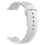 Just Must JM S1 Silikoninis laikrodžio dirželis 22 mm baltas, tinka Samsung Galaxy Watch 4/5/6 ir kt.