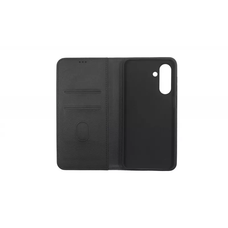 JUST MUST JM STAND FLIP CASE, skirtas Galaxy A17, juoda