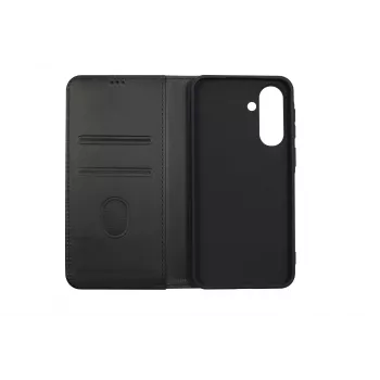 JUST MUST JM STAND FLIP CASE, skirta „Samsung Galaxy A37“, juoda