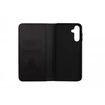 JUST MUST JM STAND FLIP CASE, skirtas „Galaxy S24“, juoda