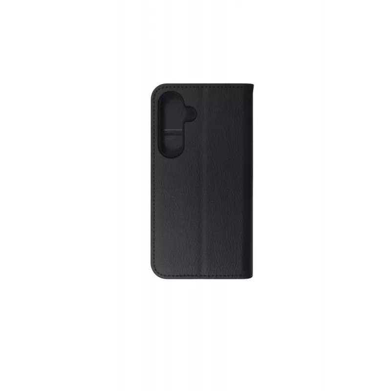 JUST MUST JM STAND FLIP CASE, skirtas „Galaxy S25“, juodos spalvos