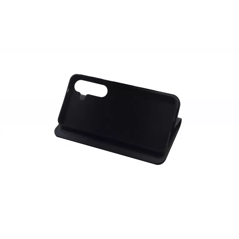 JUST MUST JM STAND FLIP CASE, skirtas „Galaxy S25“, juodos spalvos