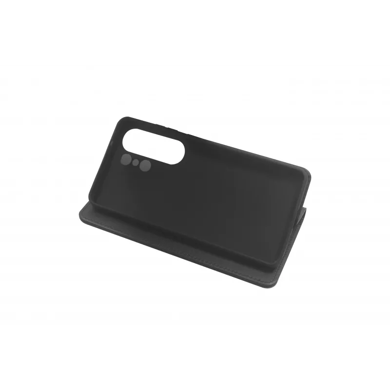 JUST MUST JM STAND FLIP CASE, skirtas „Galaxy S26 Ultra“, juodos spalvos