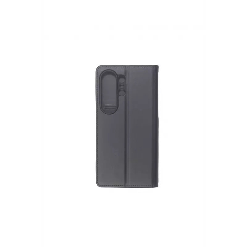 JUST MUST JM STAND FLIP CASE, skirtas „Galaxy S26 Ultra“, juodos spalvos