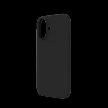 JUST MUST REGULAR DEFENSE SILICONE su MAGSAFE, skirta iPhone 17, juoda