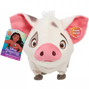 JUST PLAY Disney Moana Walk & Snort Pua interaktyvus elektroninis minkštas žaislas