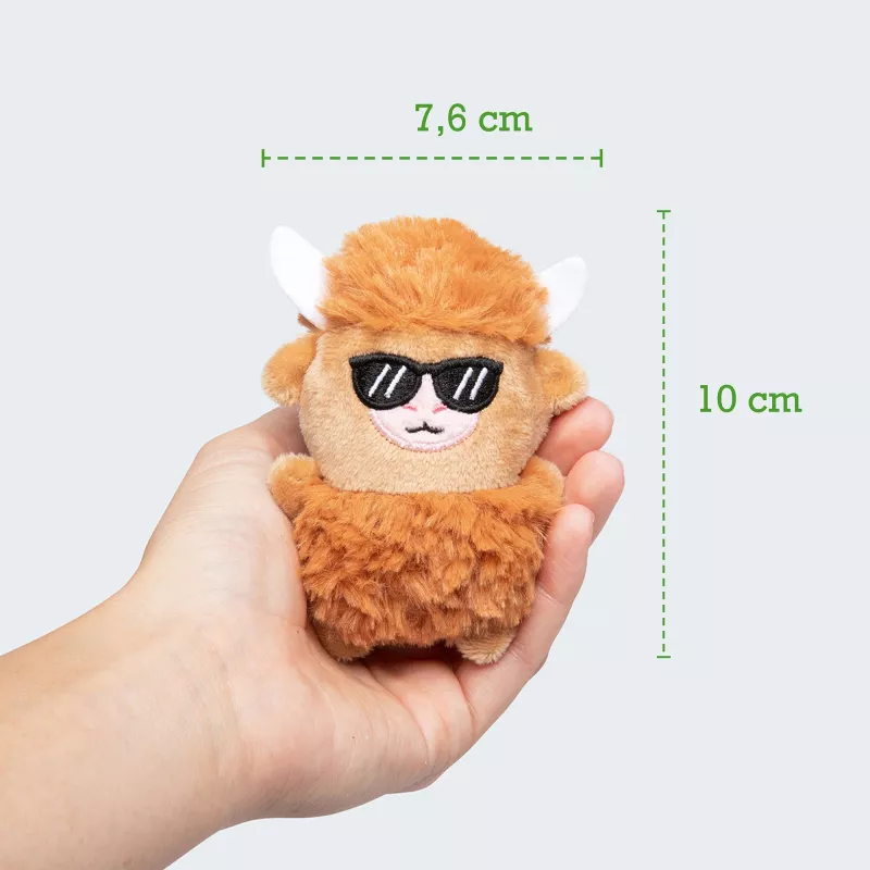 Just Play Emotional Support Highland Cow Plush Toy – Rudas, 10 colių