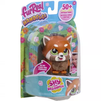JUST PLAY furReal Handfuls – interaktyvus pliušinis raudonasis pandos žaislas