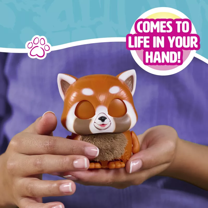JUST PLAY furReal Handfuls – interaktyvus pliušinis raudonasis pandos žaislas