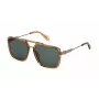 JUSTCAVALLI vyriški akiniai nuo saulės SJC040-580913 Havana rudi gradientiniai kvadratiniai acetatiniai 58mm