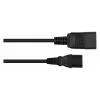 Kabelmeister C20 į C13 ilginimo laidas, 2 m, juodos spalvos