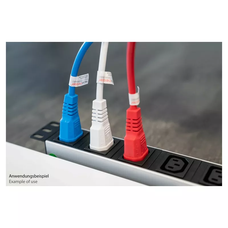 Kabelmeister ilginamasis maitinimo kabelis IEC C14 – C13, 2 m, baltas