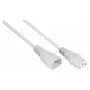 Kabelmeister ilginamasis maitinimo kabelis IEC C14 – C13, 2 m, baltas