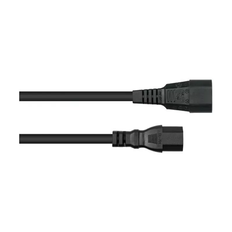 Kabelmeister IEC C14–C15 maitinimo laidas, 3 m (SK1450-S030), juodas