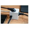kabelmeister Socket Cube 3 lizdai su USB-C ir USB-A, baltas, 2 m