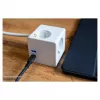 kabelmeister Socket Cube 3 lizdai su USB-C ir USB-A, baltas, 2 m