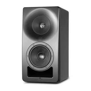 Kali Audio SM-5-C Pasyvus studijinis monitorius (5,25 colio žemų dažnių garsiakalbis, 1 colio aukštų dažnių garsiakalbis, 4 omai, juoda spalva)