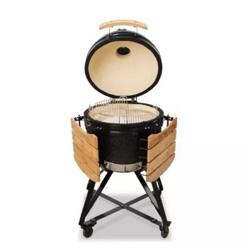 KAMADO BONO MEDIA 20 (52CM) Keraminis anglies grilis, blizgi juoda | Kur.lt