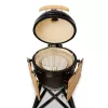 KAMADO BONO MEDIA 20 (52CM) Keraminis anglies grilis, blizgi juoda | Kur.lt
